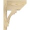 Ekena Millwork Merced Slat Rough Sawn Outlooker, Douglas Fir, 8"W x 14"D x 18"H OUT08X14X18MRC06RDF - alternate 3